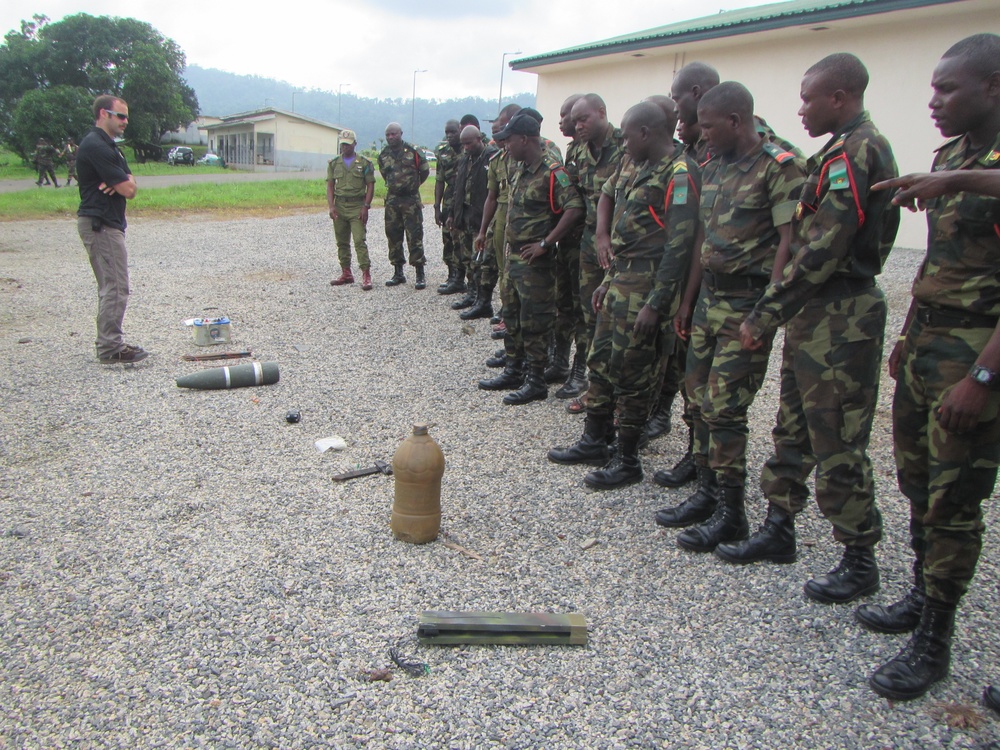 US troops conduct counter IED training in Cameroon