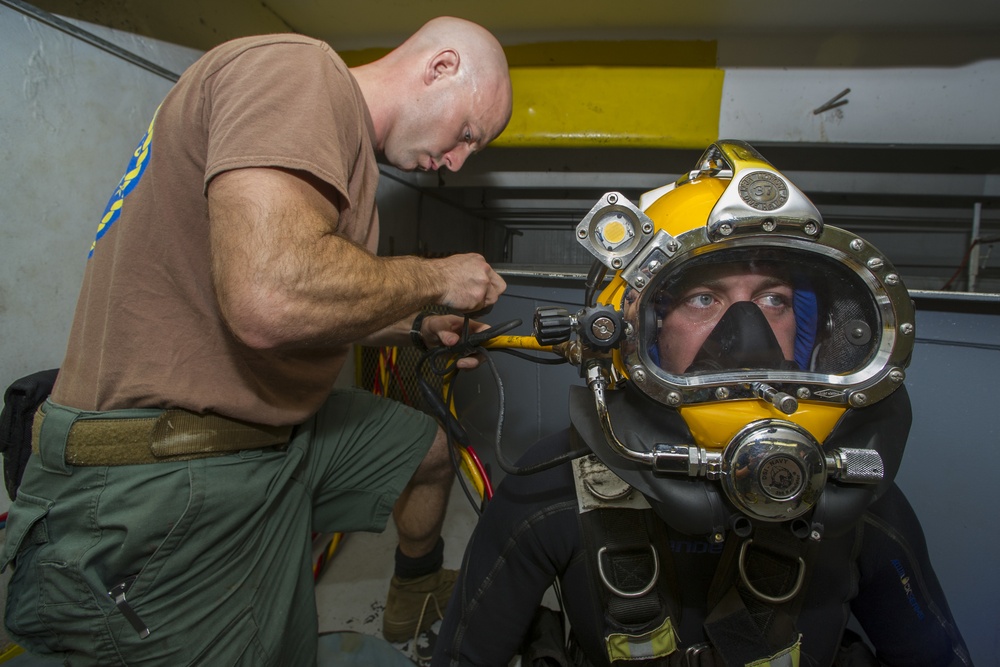 Underwater welding training