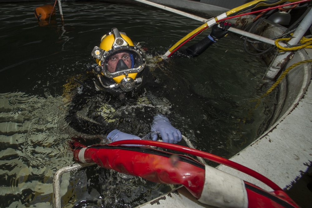 Underwater welding training