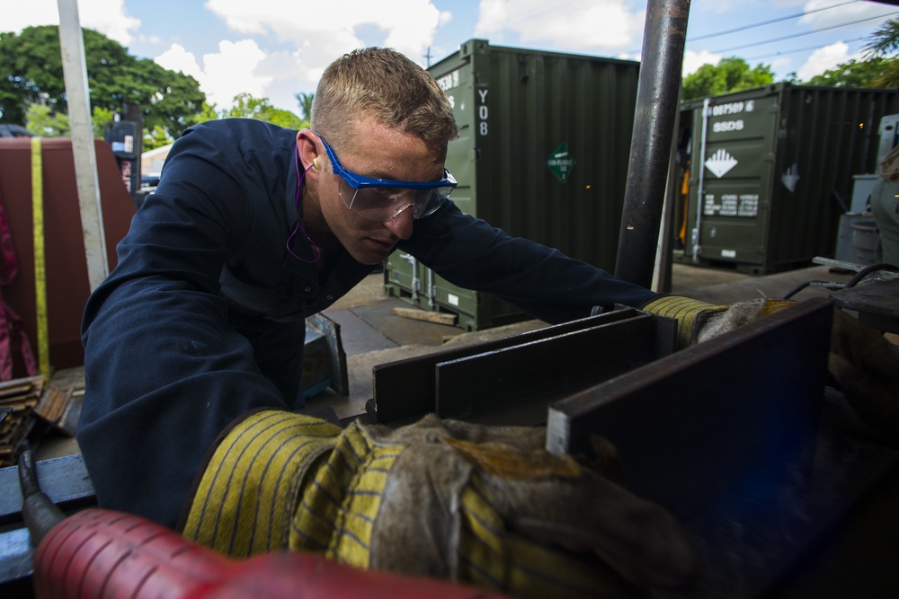 Underwater welding training