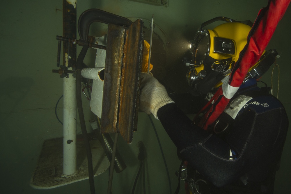 Underwater welding training