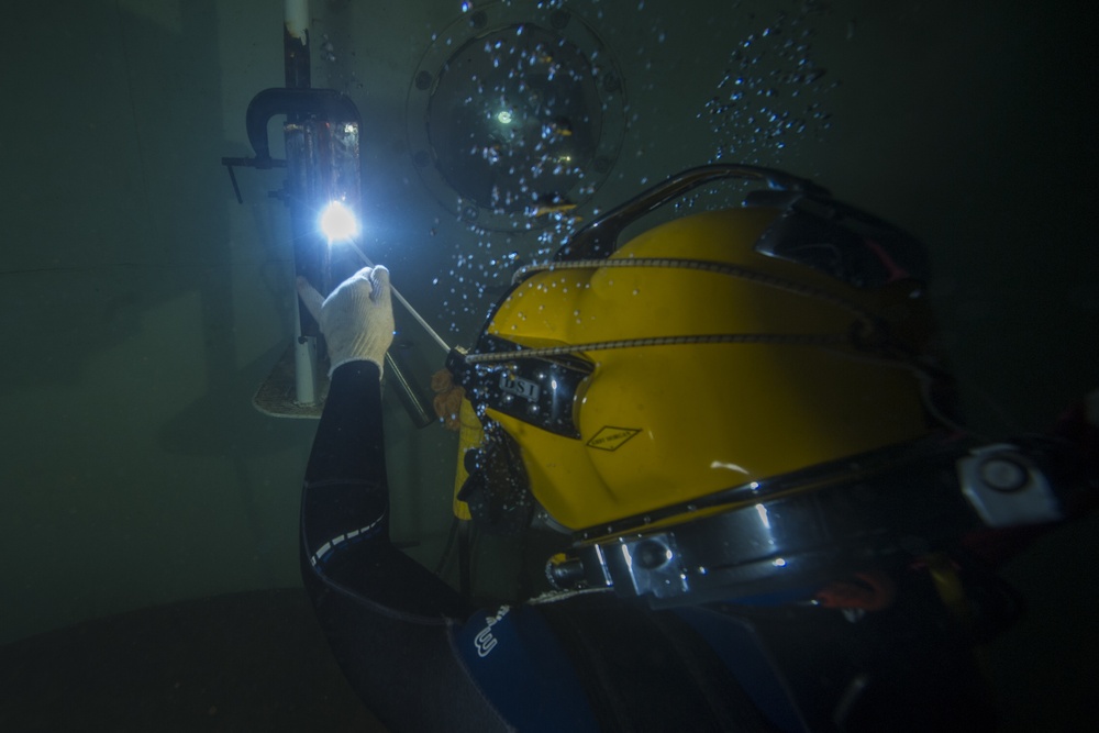 Underwater welding training