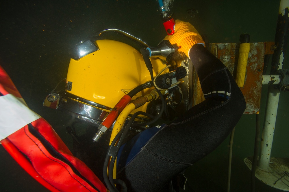 Underwater welding training