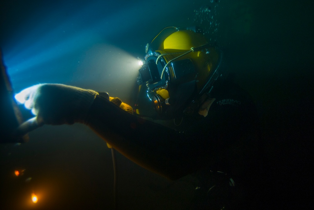 Underwater welding training