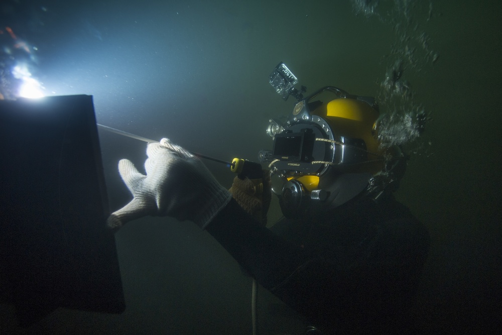 Underwater welding training