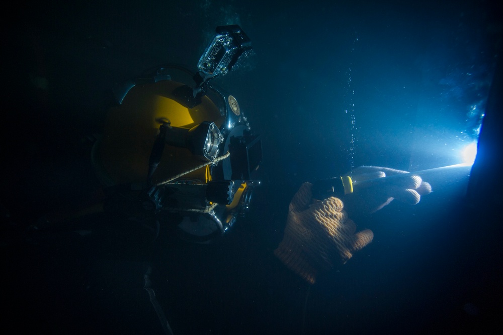 Underwater welding training