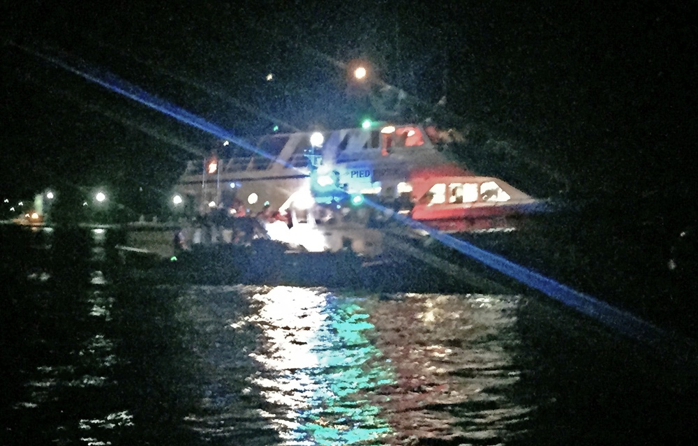 Coast Guard rescues 113 from Pied Piper Ferry near Woods Hole, Massachusetts