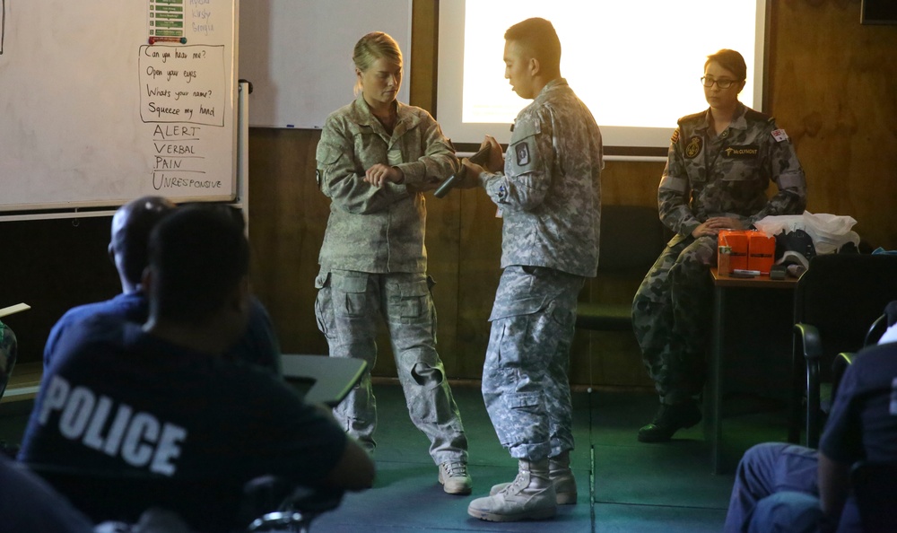 Millinocket medical team conducts first responder course