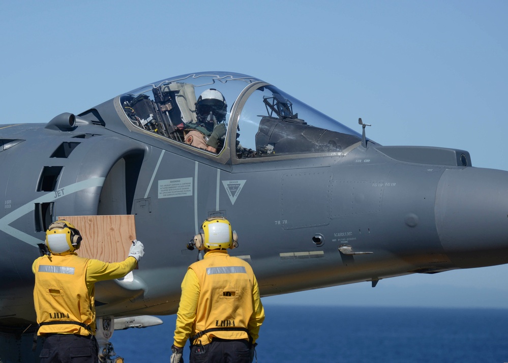 USS Boxer flight operations