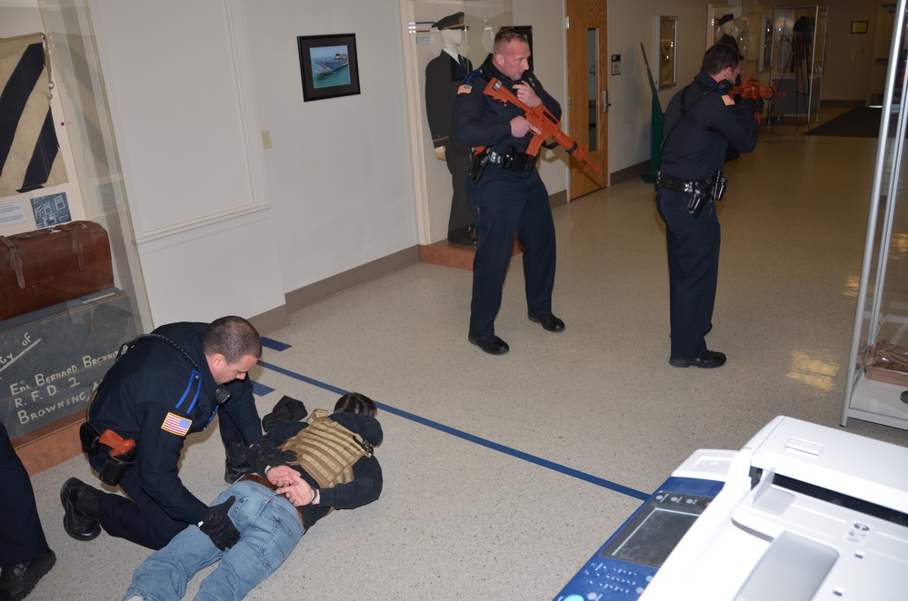 Active-shooter drill