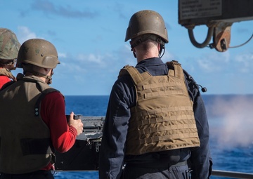 USS Carl Vinson action