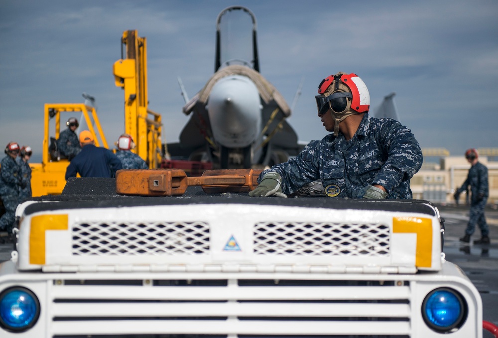 USS Harry S. Truman crash and salvage drill