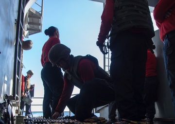 USS Carl Vinson action