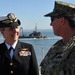 Chief of Navy Reserve speaks with sailor