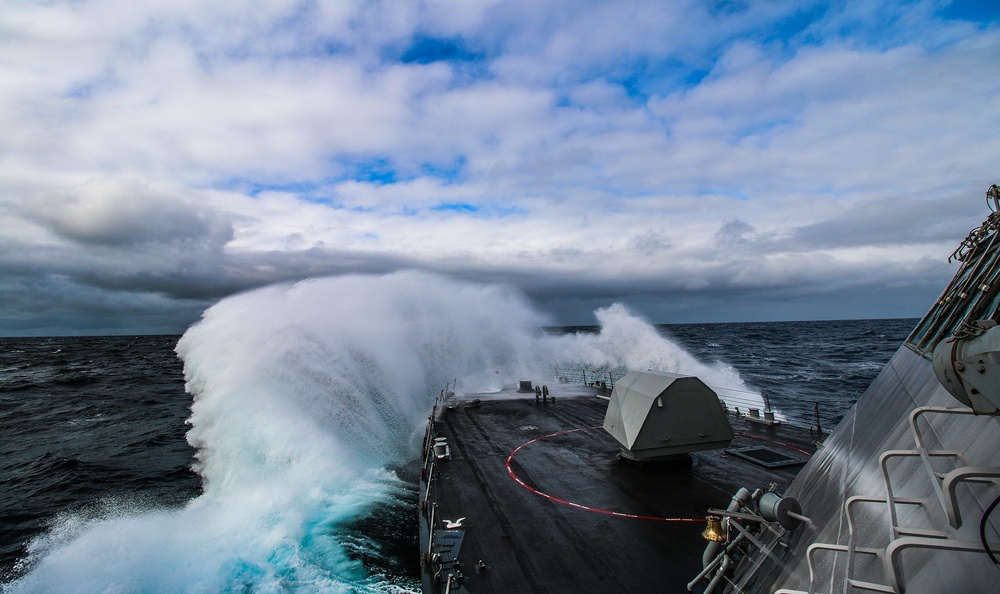 USS Freedom off the coast of Oregon
