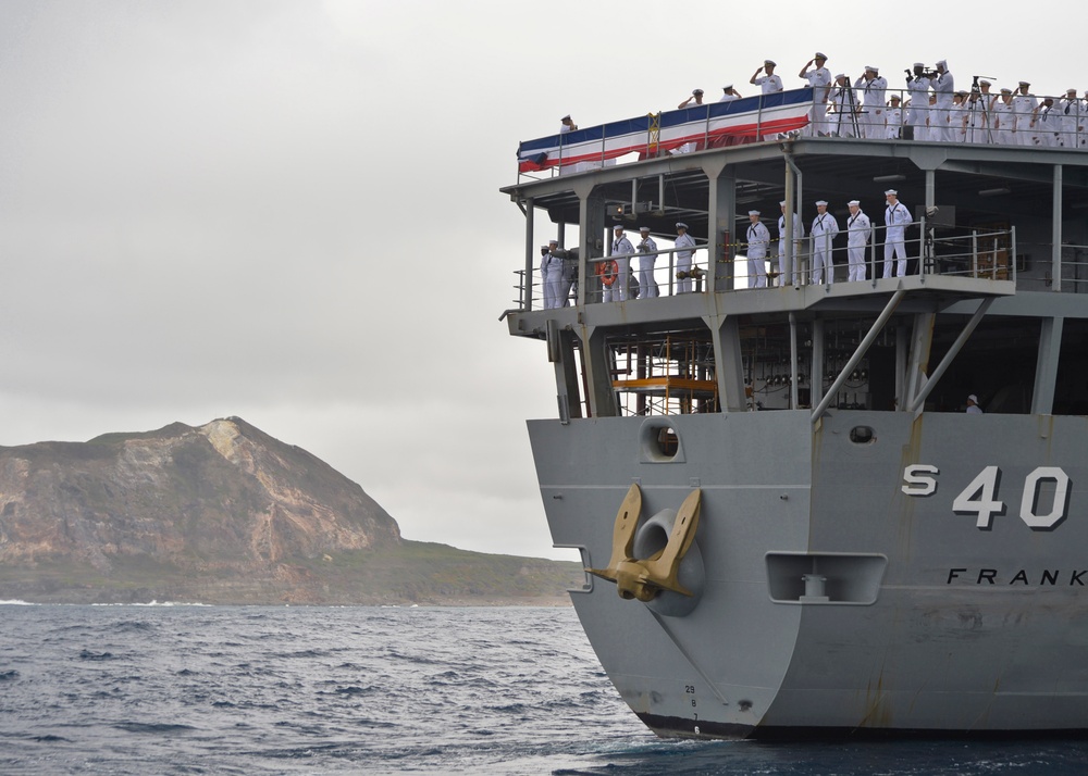 USS Frank Cable operations