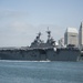 USS Essex departs San Diego