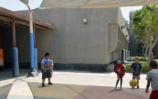 Bahrain Elementary School community relations project