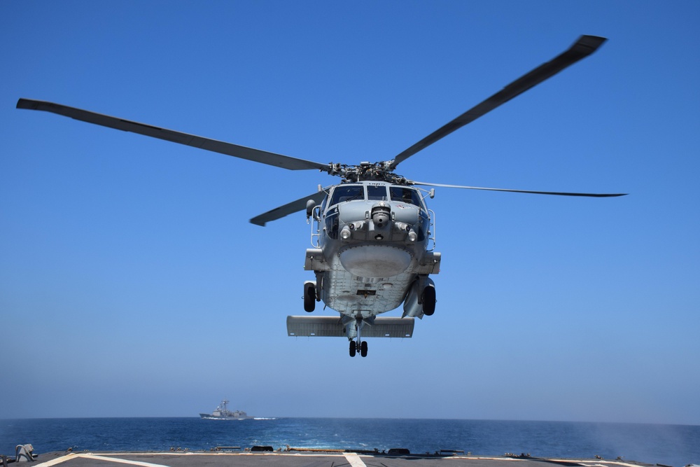 USS Oscar Austin operations