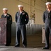 USS George H.W. Bush Sailors stand watch