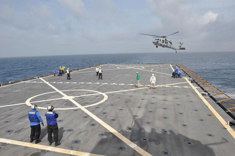 USS Oak Hill operations