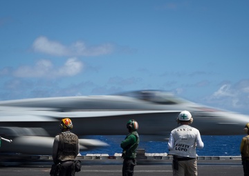 USS Carl Vinson action