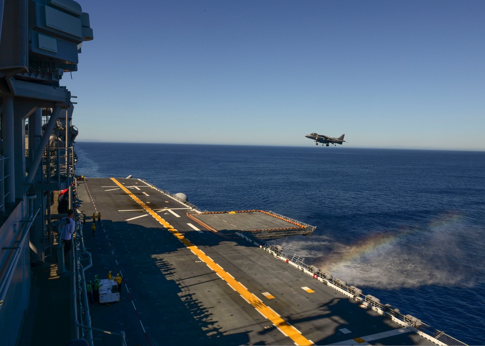 USS Boxer flight operations