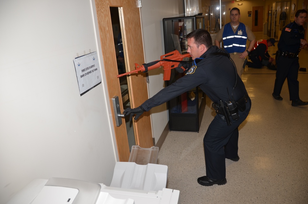 Active-shooter drill