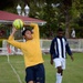 Soccer game against the Mauritius Police Force