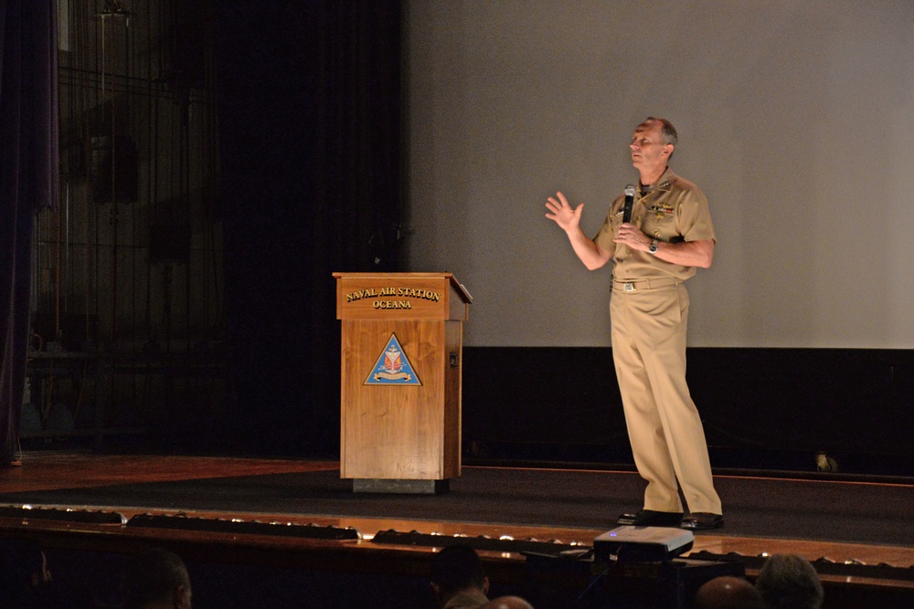 CNO all-hands call at Naval Air Station Oceana