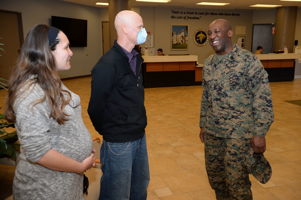 Sgt. Maj. Green visits NMCSD