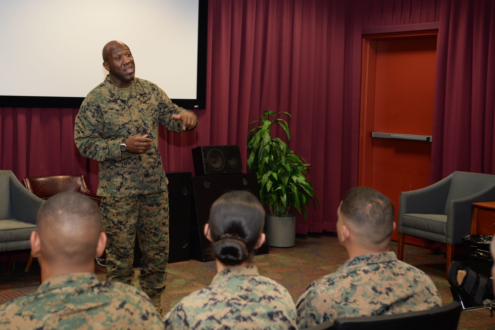 Sgt. Maj. Green visits to NMCSD