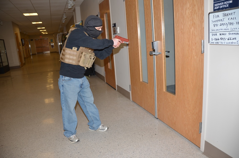 Active-shooter drill