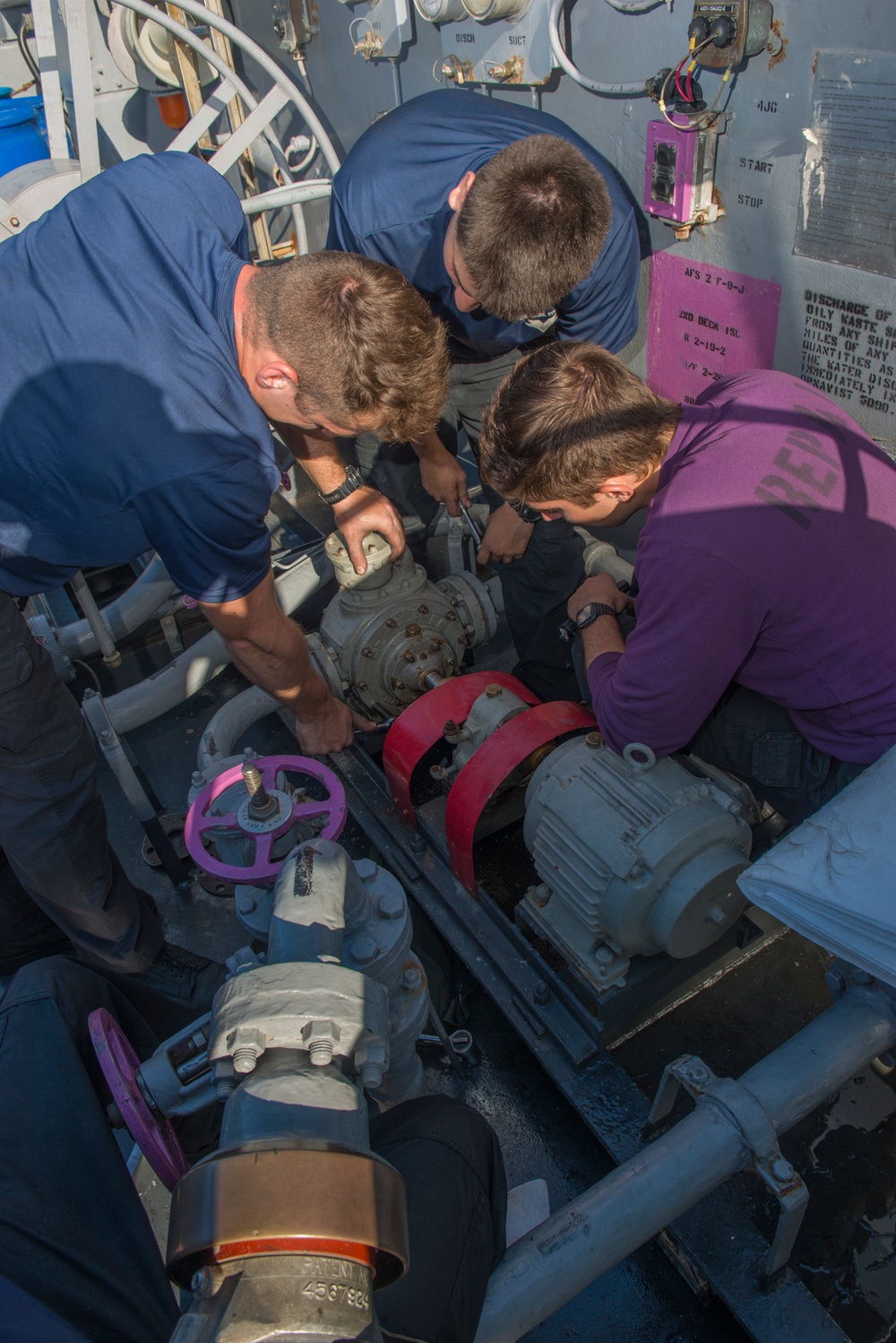 USS Carl Vinson action