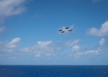 USS Carl Vinson action
