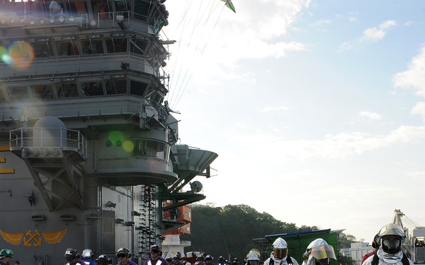 USS George Washington general quarters drill