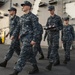 USS Harry S. Truman morning colors