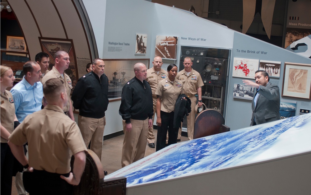 2014 Navy Shore Sailor of the Year finalists tour National Museum of the United States Navy
