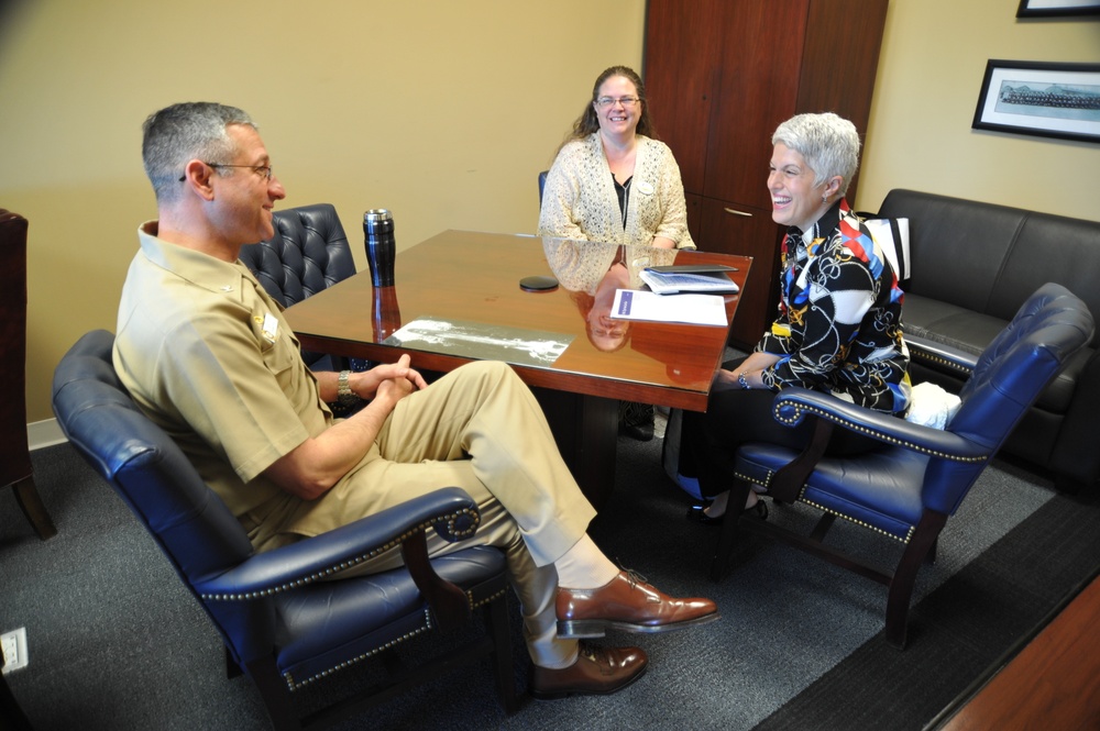 Ombudsman At Large Martha Faller visits Recruit Training Command