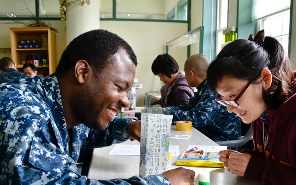 Arts and crafts session