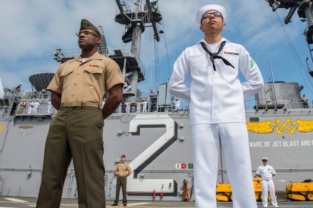 USS Essex deployment