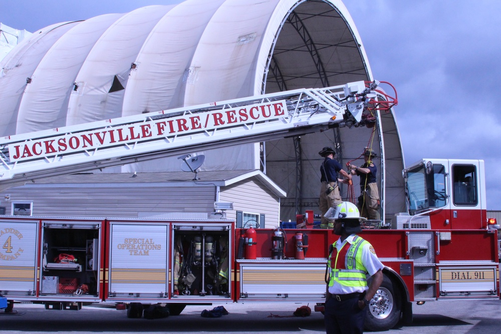 USS Tornado fire drill