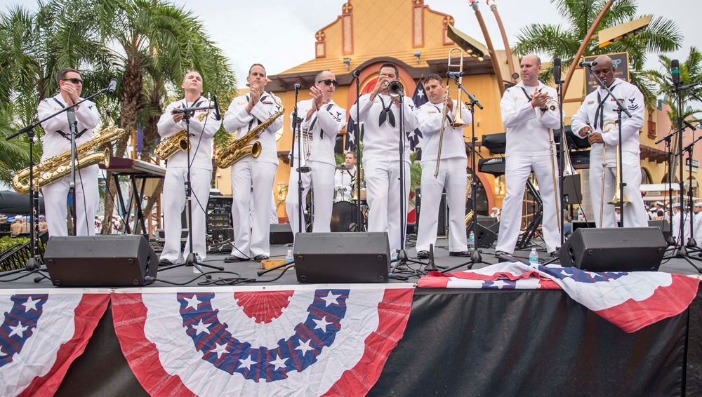 Sailors, Marines and Coast Guardsmen from five ships are participating in the 25th annual Fleet Week Port Everglades, a weeklong celebration and collaboration with the community of South Florida