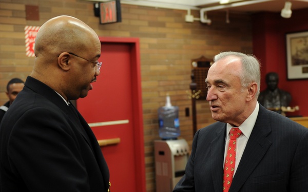 NYPD recognizes Navy Reserve sailors