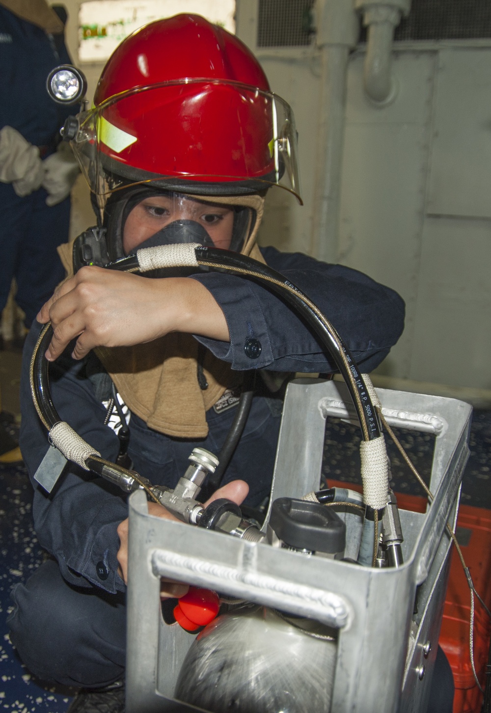 USS Harry S. Truman crash and salvage drill