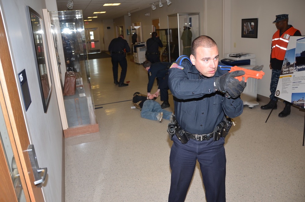 Active-shooter drill