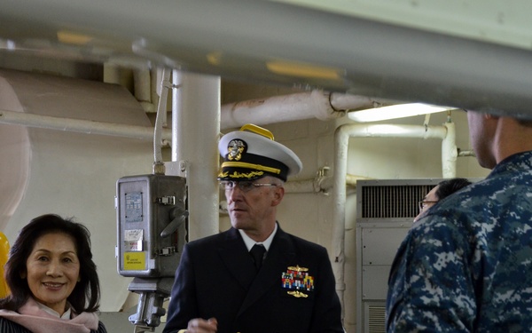 JHC visits USS Frank Cable