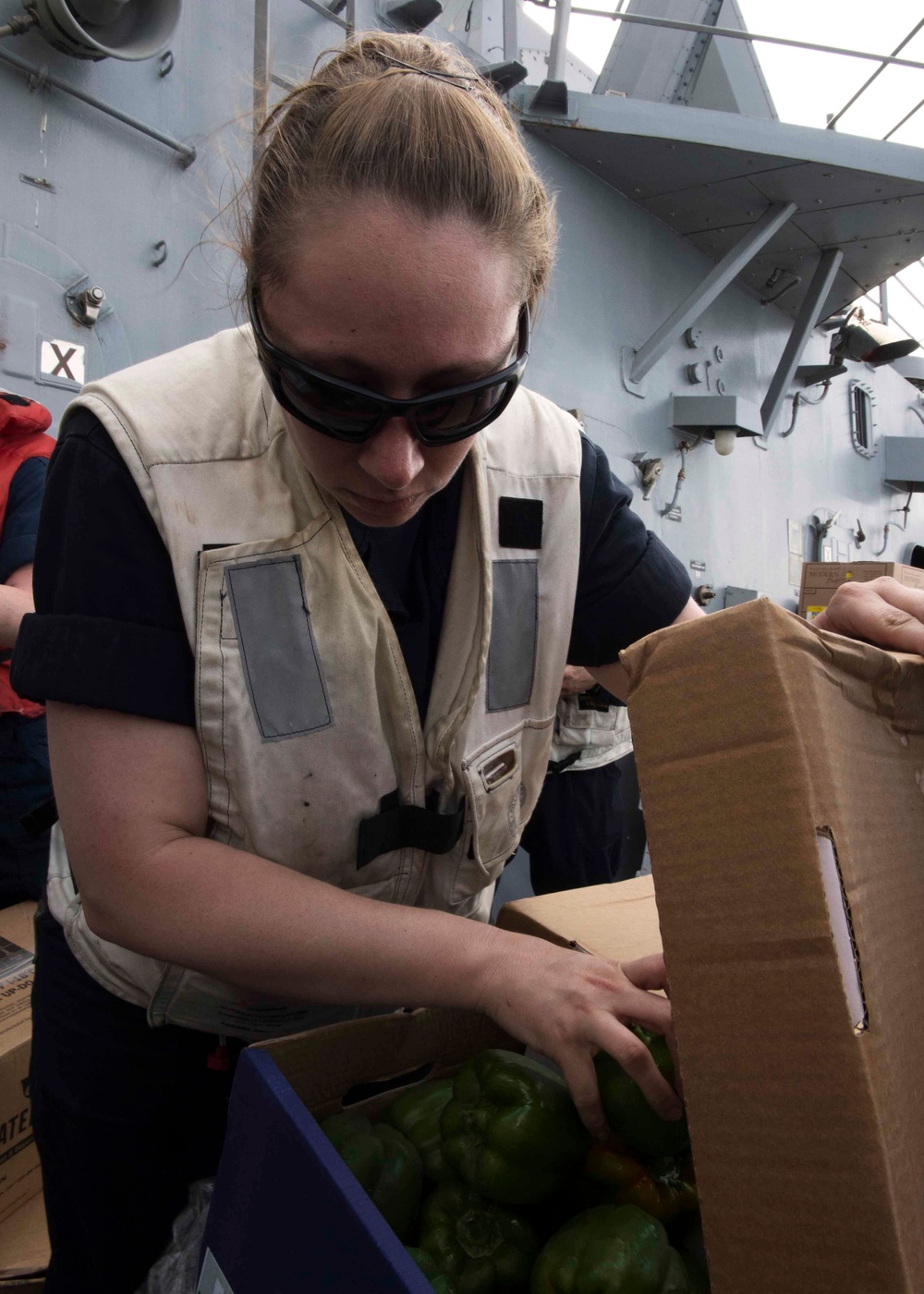 USS Forrest Sherman replenishment