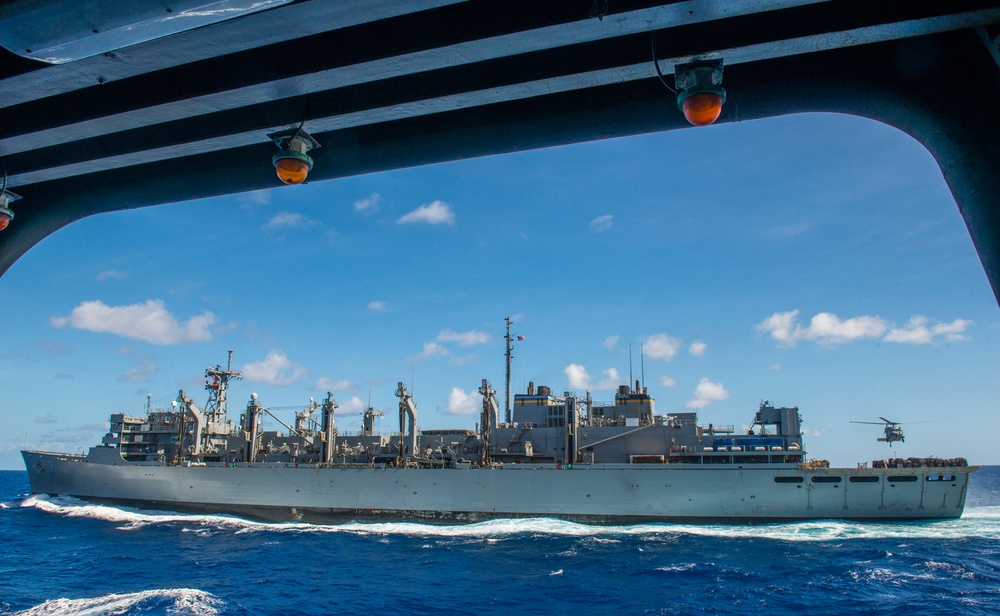 USS Carl Vinson replenishment