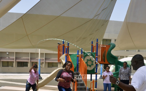 Bahrain Elementary School community relations project